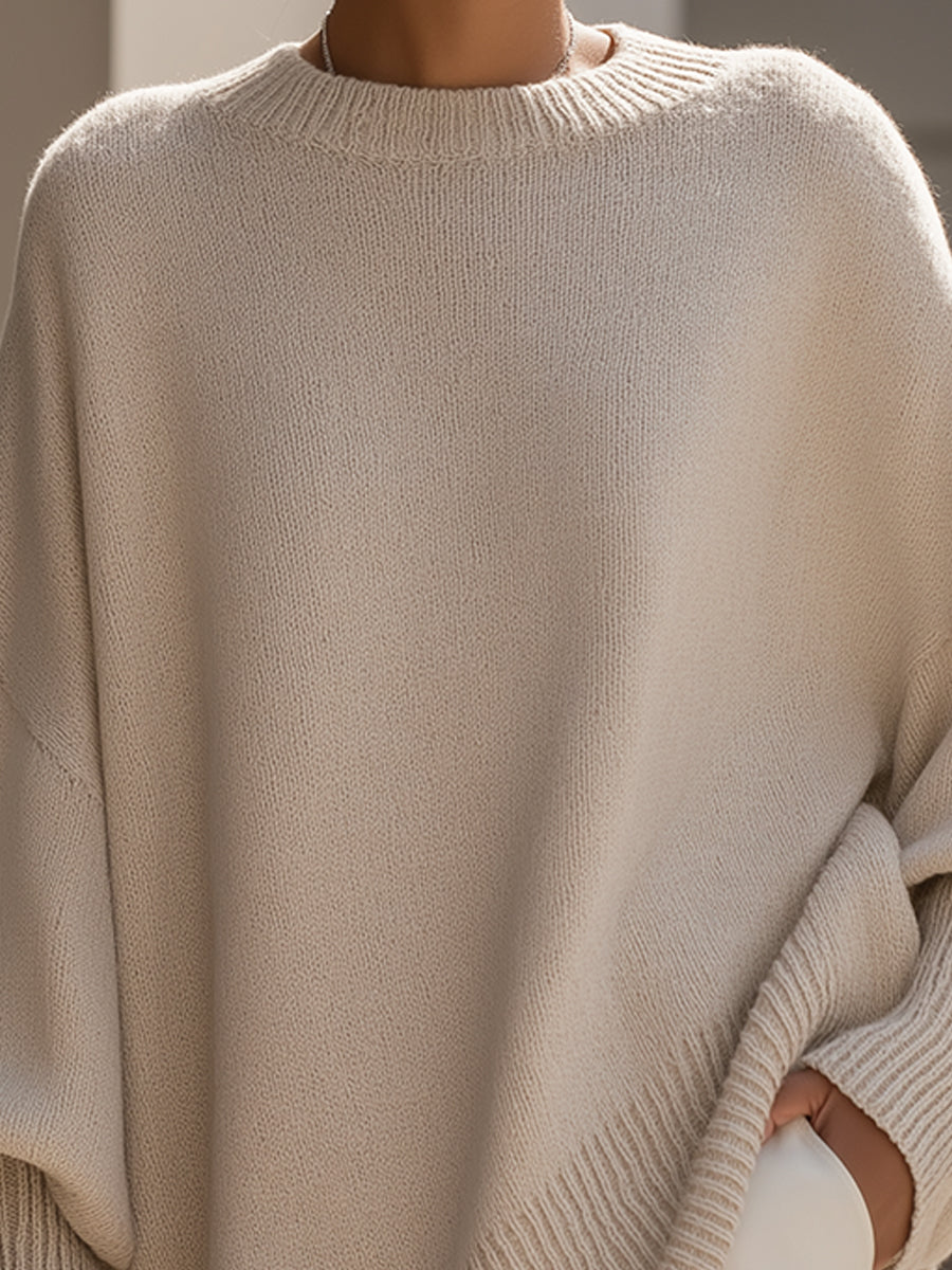 SelenaClers | Elegante jersey con bajo asimétrico