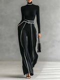 SelenaClers | Conjunto Pantalon y blusa de cuello alto