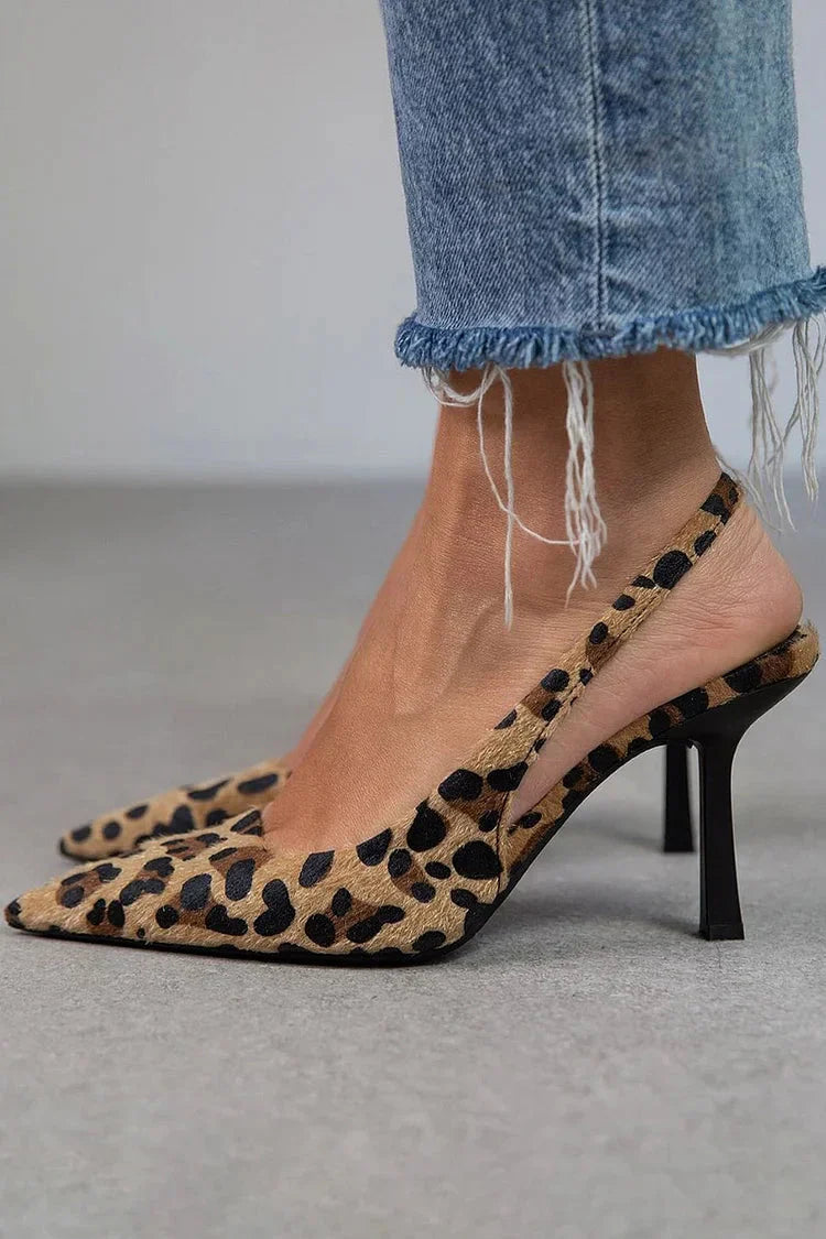 SelenaClers|Tacones Estampado Leopardo