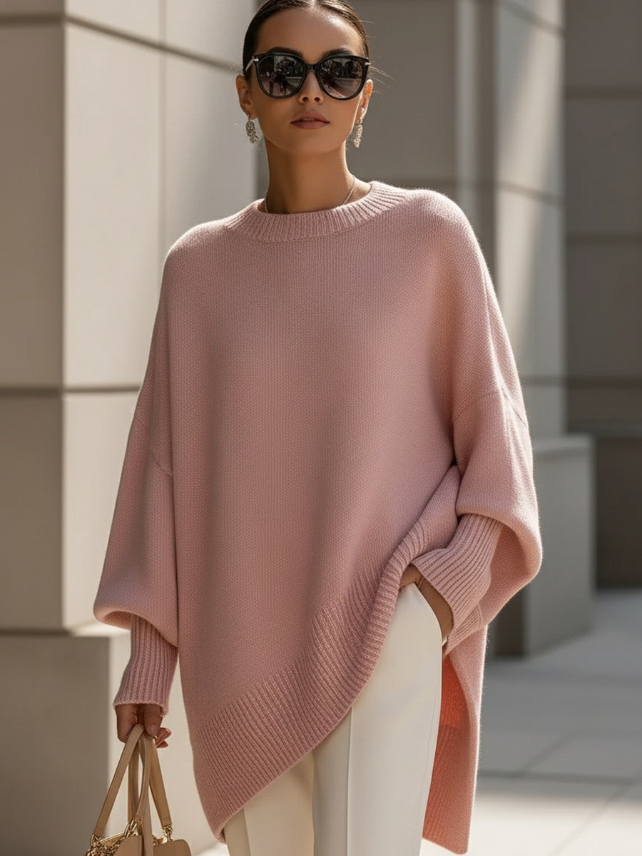SelenaClers | Elegante jersey con bajo asimétrico