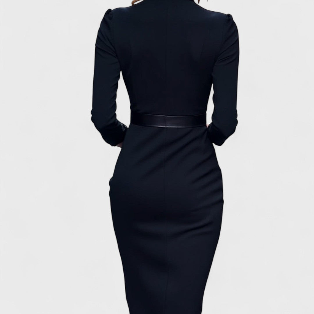 SelenaClers | Vestido elegante con cinturón