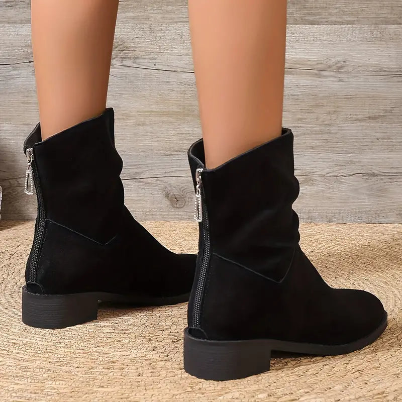 SelenaClers| Botines elegantes con cremallera