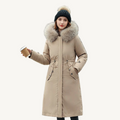 SelenaClers | Chaqueta de invierno para mujer con capucha y cuello suave