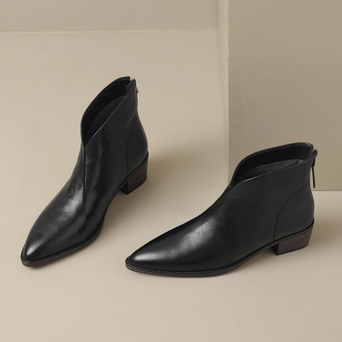 SelenaClers| Botines de tacón bajo