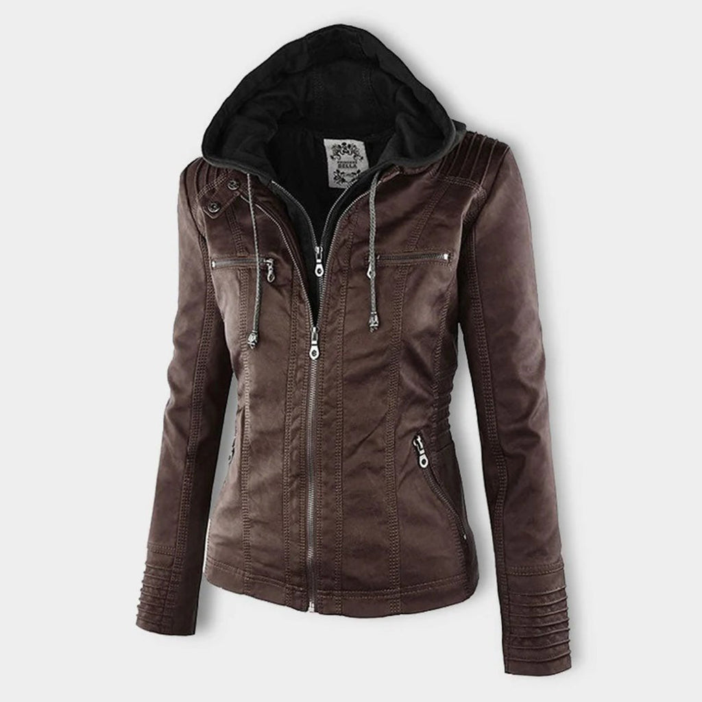 SelenaClers | Chaqueta de piel ultra elegante