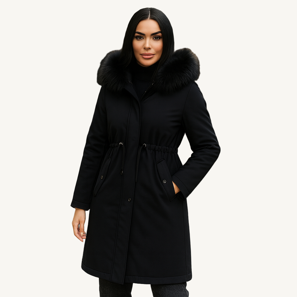 SelenaClers | Chaqueta de invierno para mujer con capucha y cuello suave