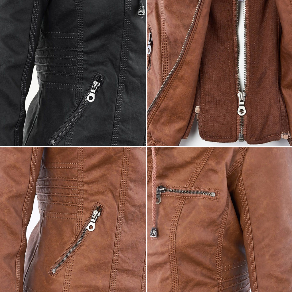 SelenaClers | Chaqueta de piel ultra elegante