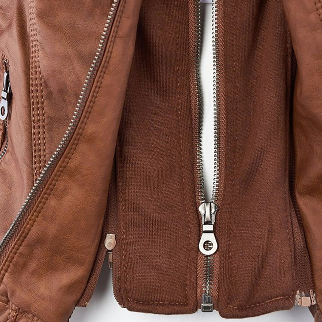 SelenaClers | Chaqueta de piel ultra elegante