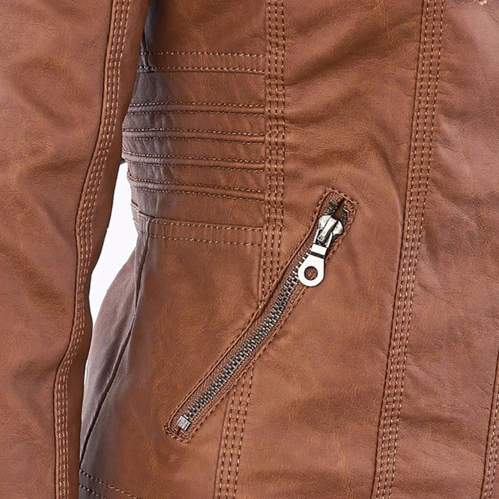 SelenaClers | Chaqueta de piel ultra elegante