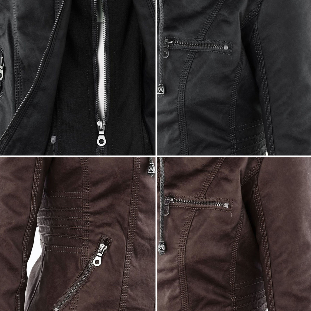 SelenaClers | Chaqueta de piel ultra elegante