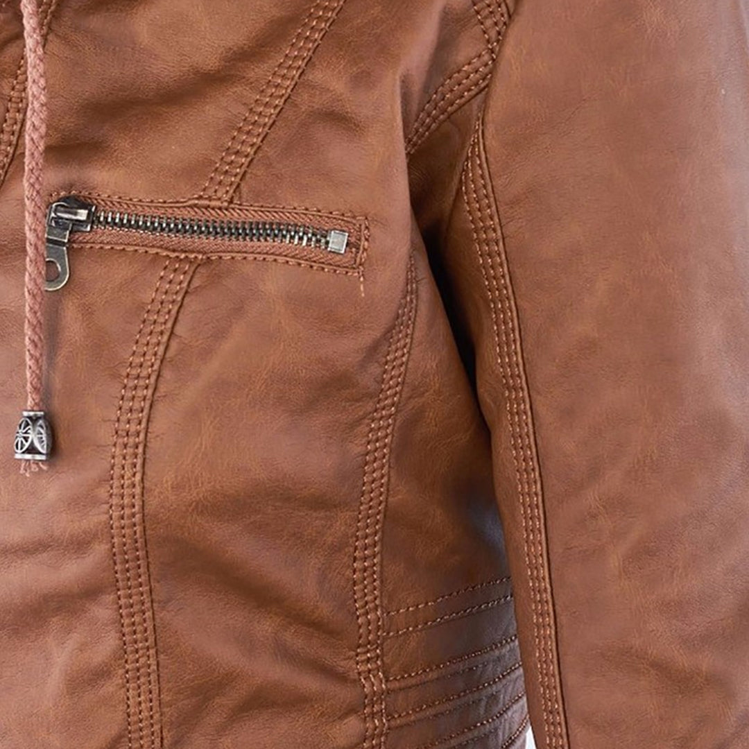 SelenaClers | Chaqueta de piel ultra elegante