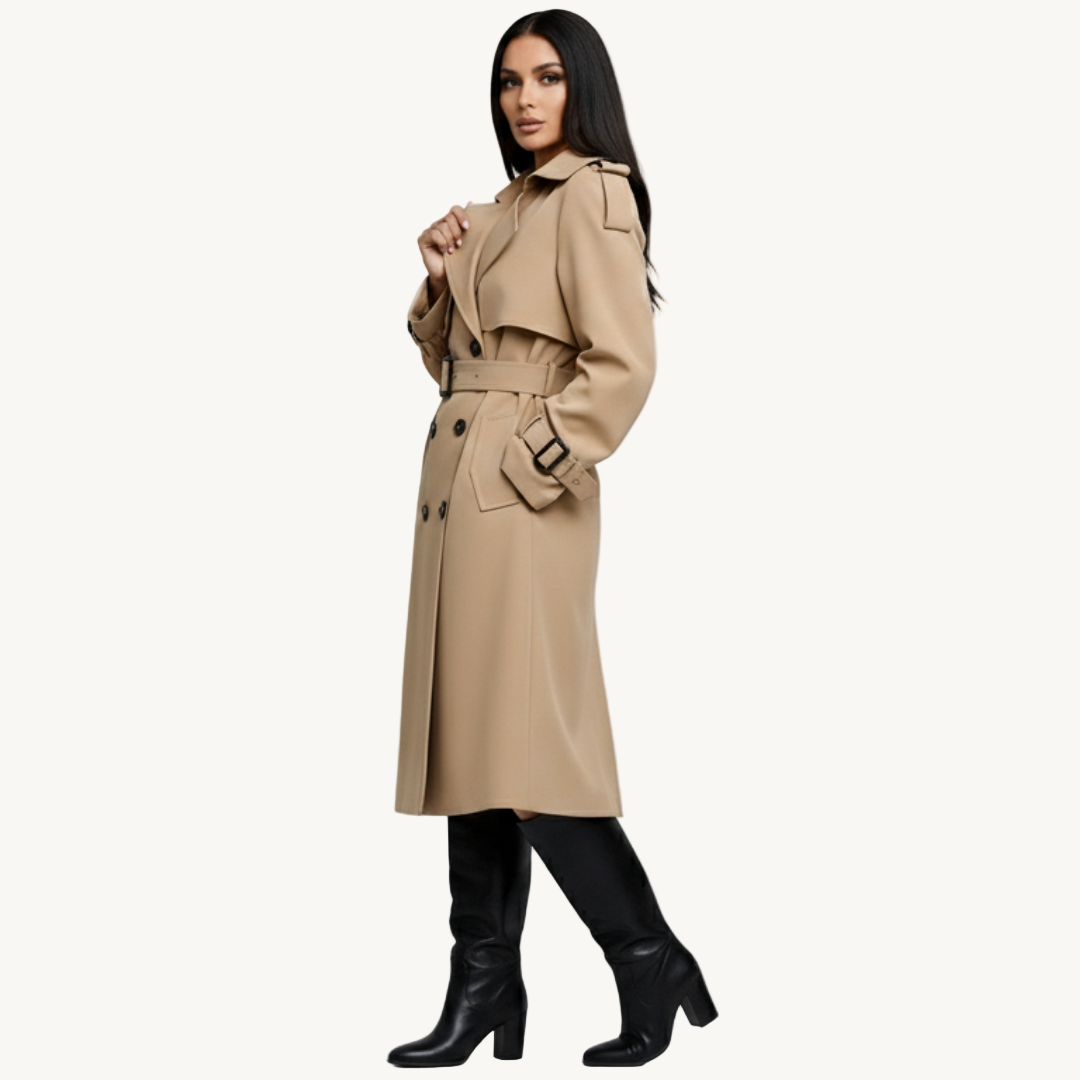 SelenaClers | Elegante y atemporal trench con cinturón
