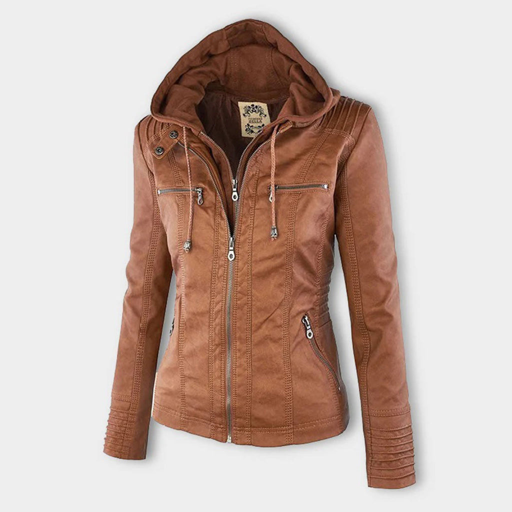 SelenaClers | Chaqueta de piel ultra elegante