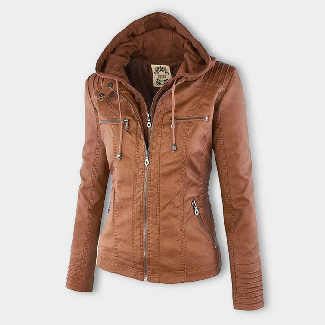 SelenaClers | Chaqueta de piel ultra elegante