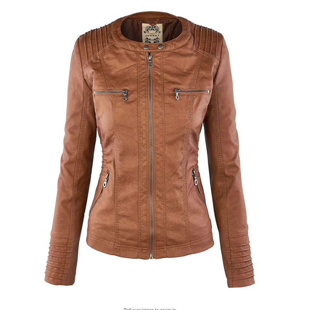 SelenaClers | Chaqueta de piel ultra elegante