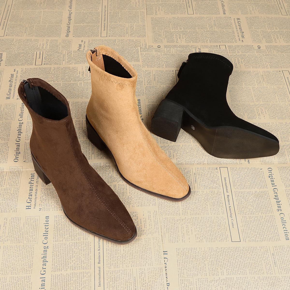 Selenaclers| Botas elegantes de tacones