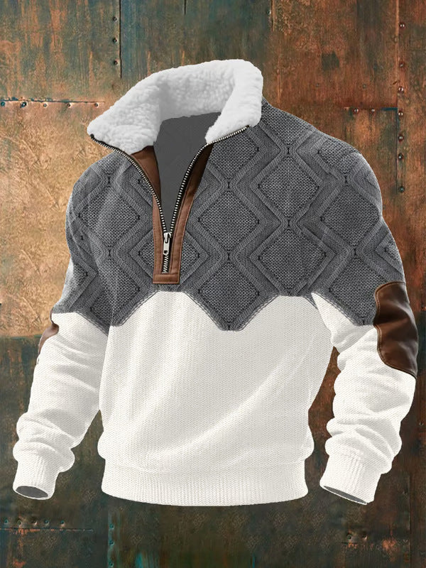 SelenaClers| Jersey polar con cremallera y cuello alto