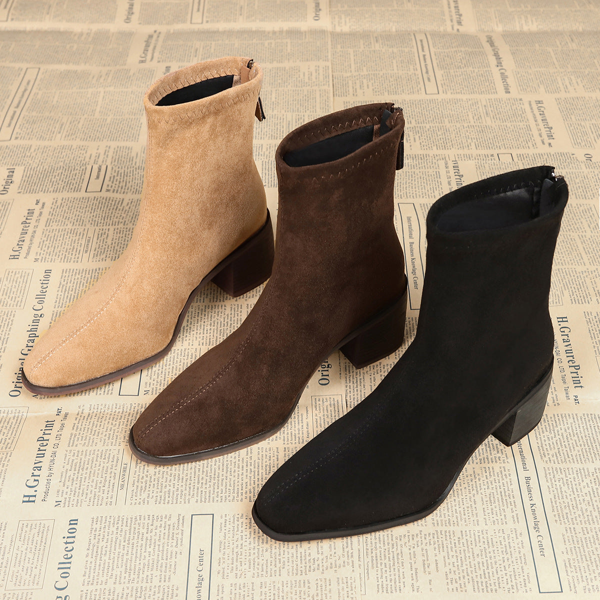 Selenaclers| Botas elegantes de tacones