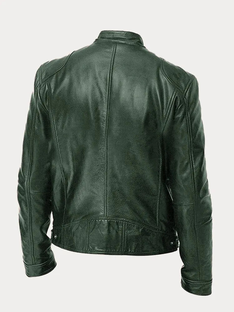 SelenaClers | Chaqueta de cuero vieja escuela