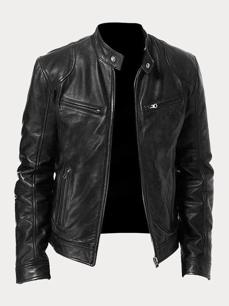 SelenaClers | Chaqueta de cuero vieja escuela