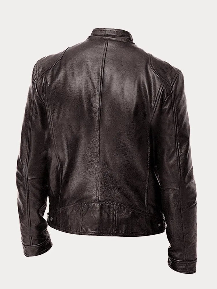 SelenaClers | Chaqueta de cuero vieja escuela