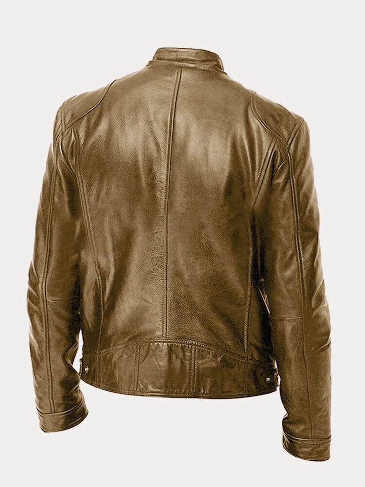 SelenaClers | Chaqueta de cuero vieja escuela