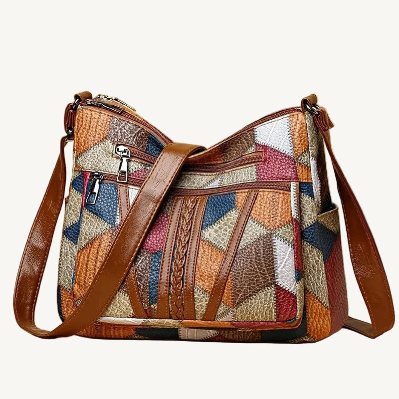 SelenaClers | Bolso de mano de piel mosaico
