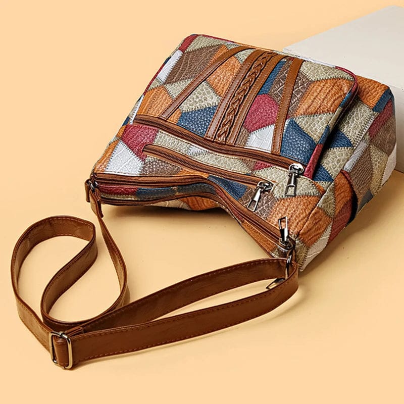 SelenaClers | Bolso de mano de piel mosaico