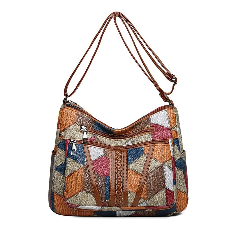 SelenaClers | Bolso de mano de piel mosaico