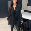 SelenaClers | Blusa con volantes y estilo elegante