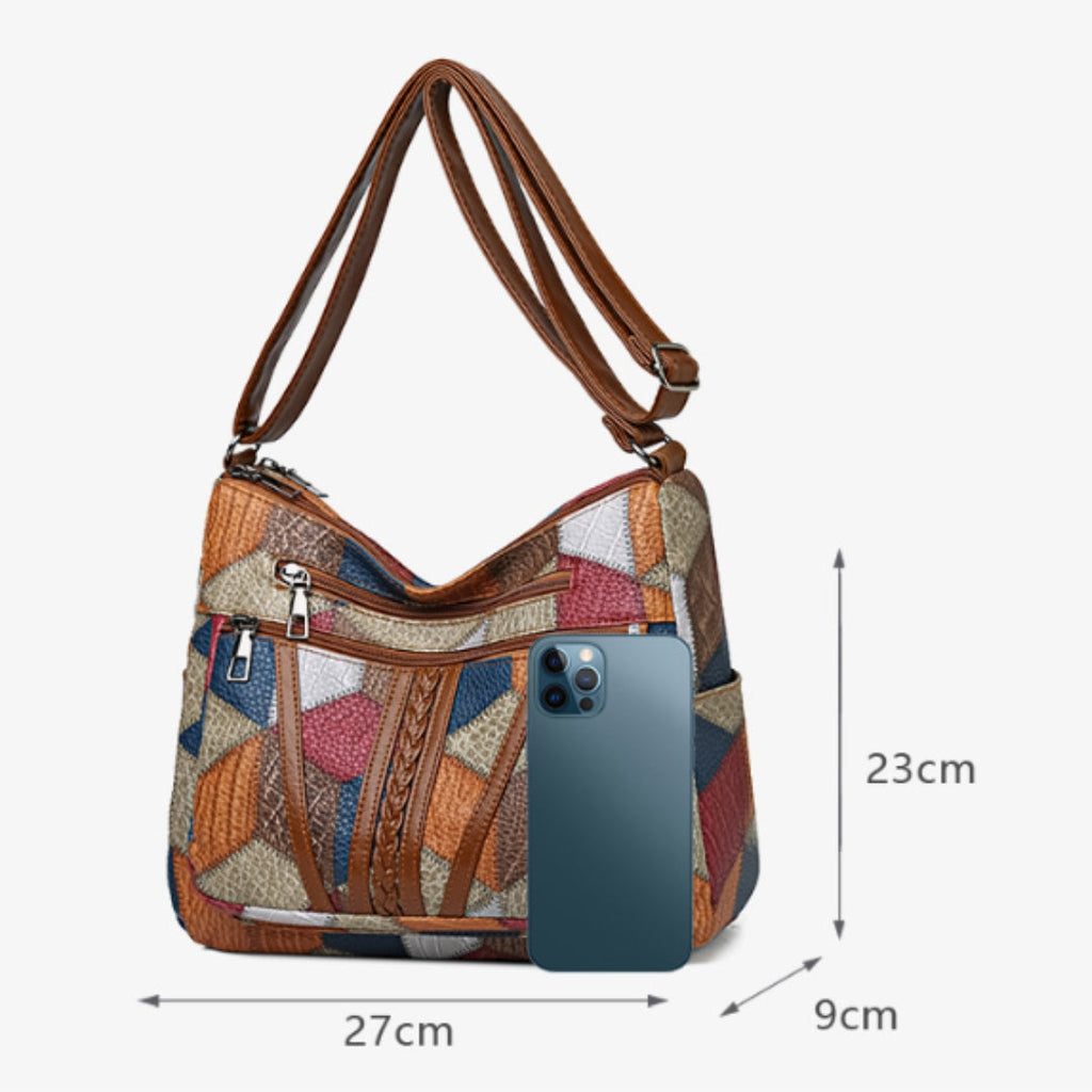 SelenaClers | Bolso de mano de piel mosaico