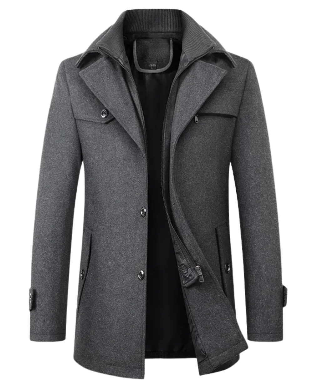 SelenaClers | Elegante chaqueta de invierno de lana
