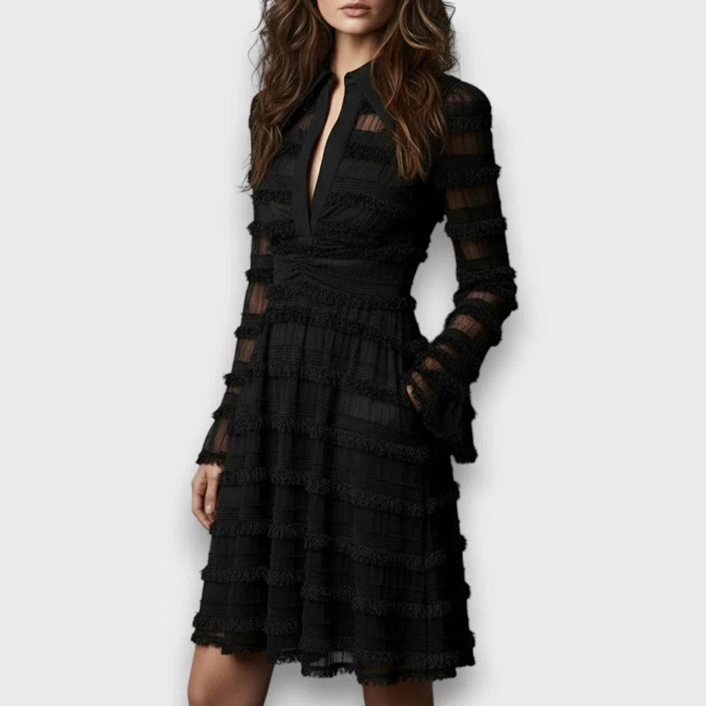 SelenaClers | Vestido con flecos