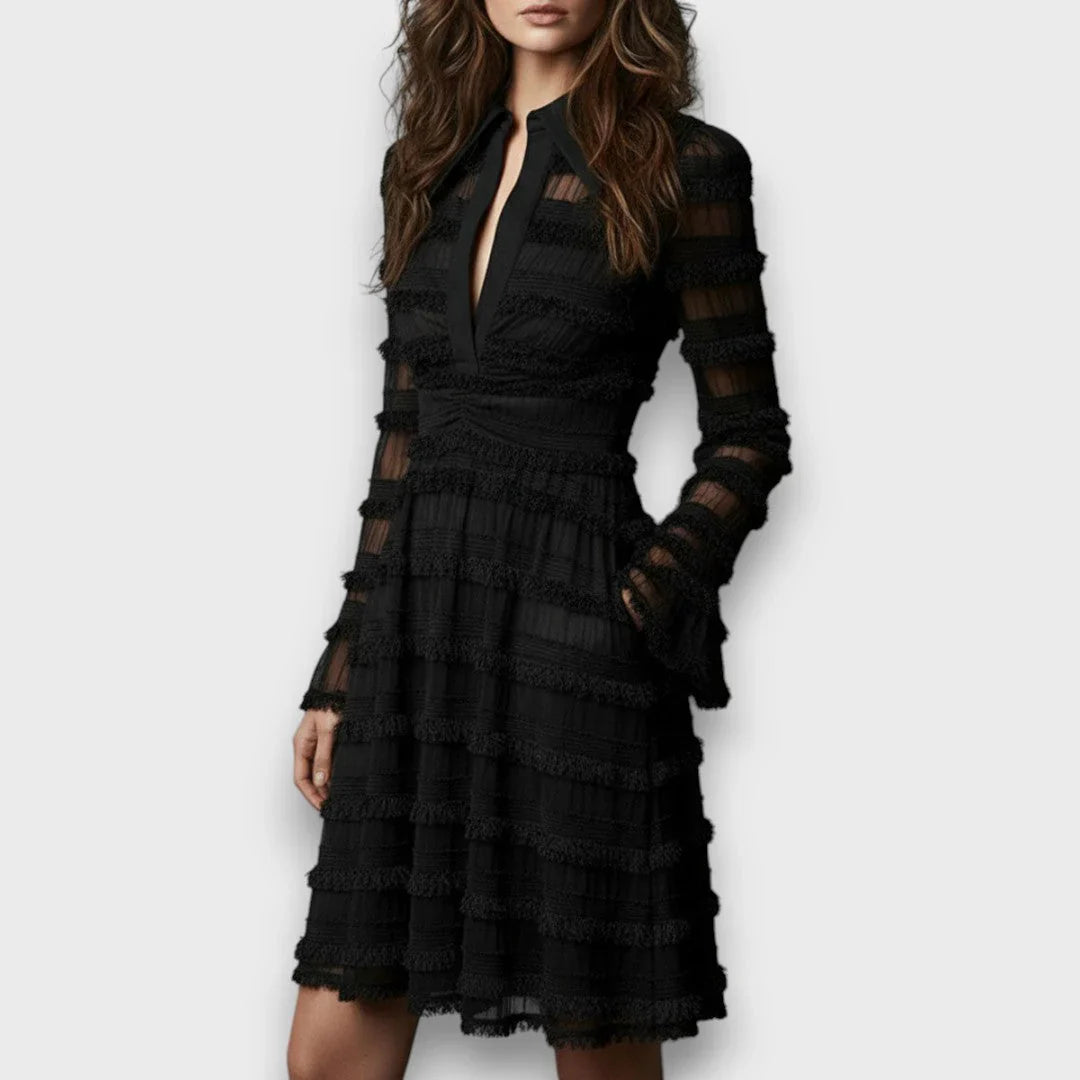 SelenaClers | Vestido con flecos