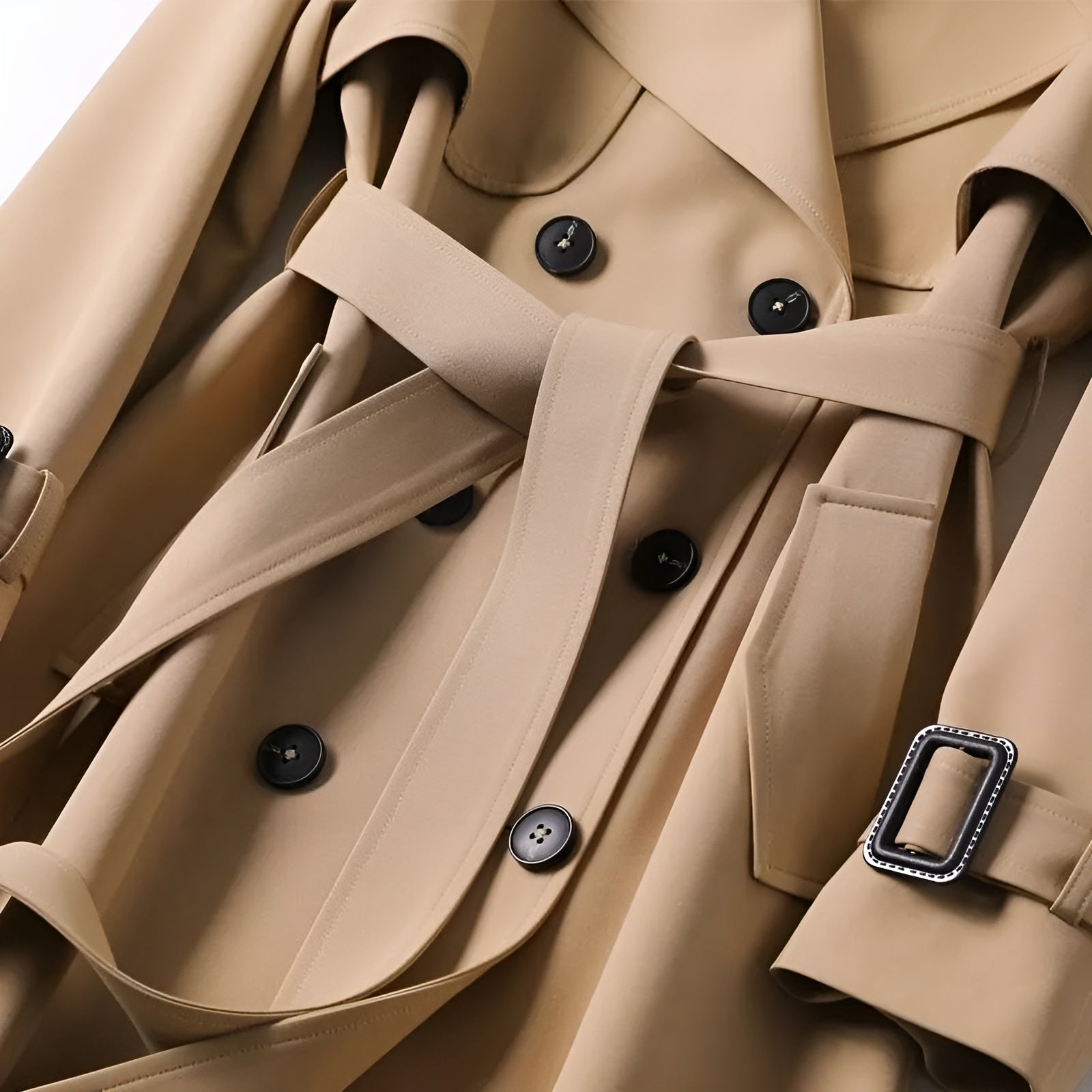 SelenaClers | Elegante y atemporal trench con cinturón