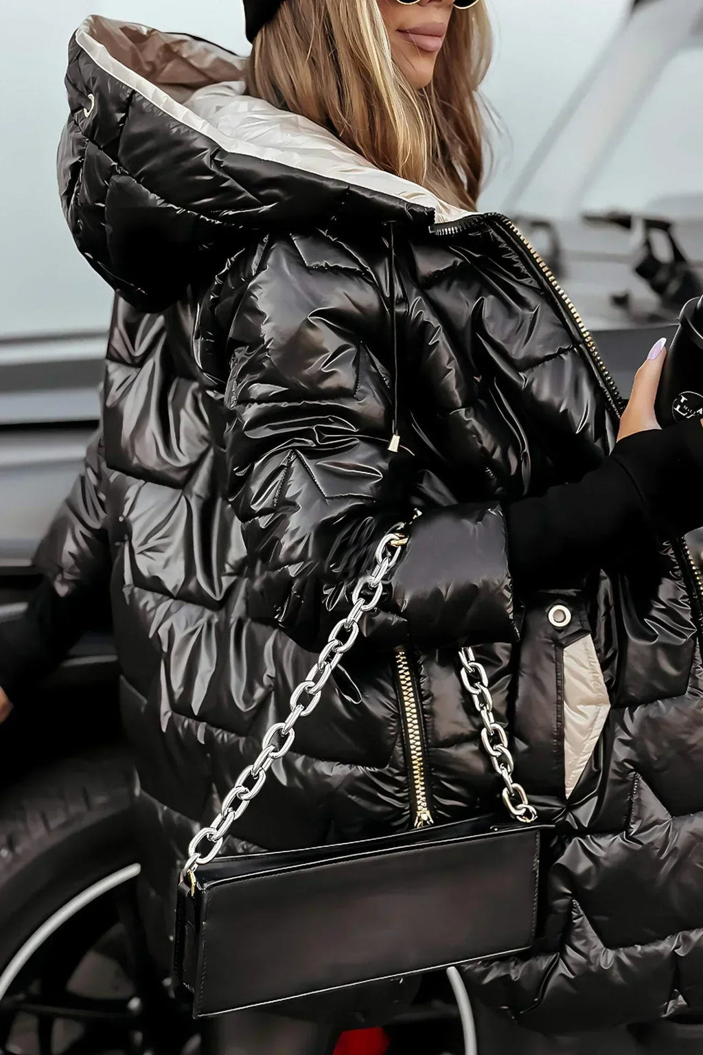 SelenaClers | Chaqueta larga acolchada