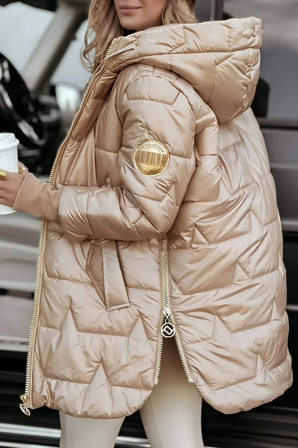 SelenaClers | Chaqueta larga acolchada