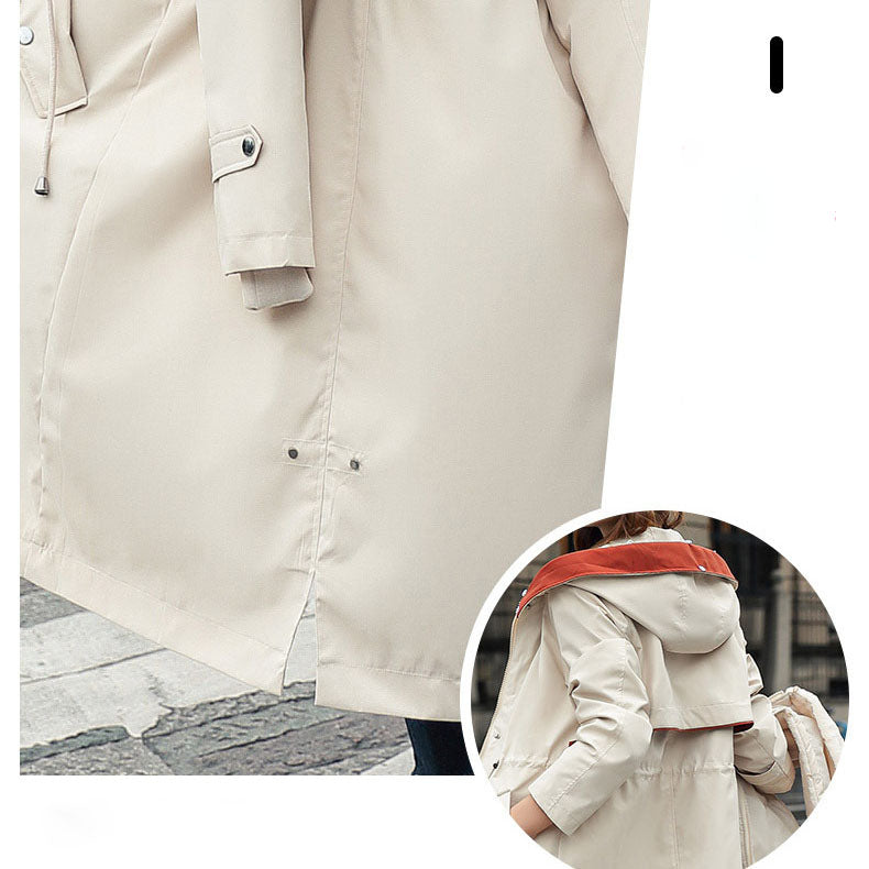 SelenaClers | Chaqueta de invierno para mujer con capucha y cuello suave