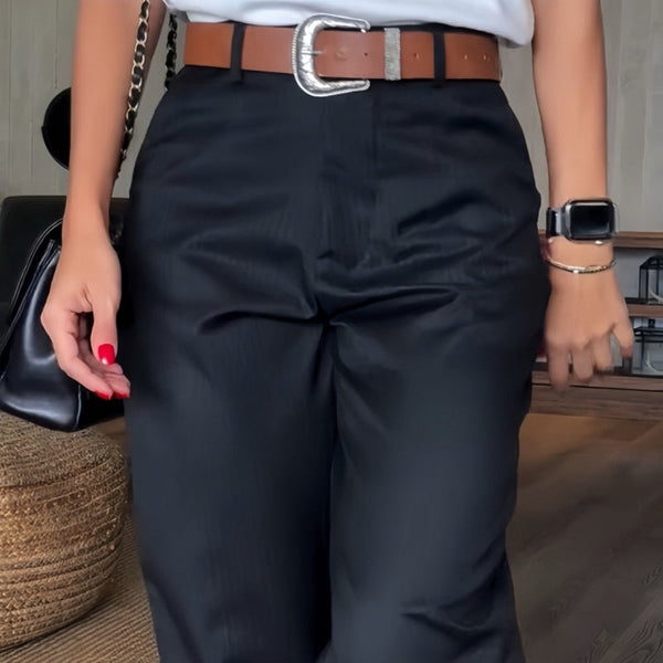 SelenaClers| PANTALONES ELEGANTE Y FLATTERING CON RAYAS